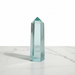 Kindred Crystal Collective — Light Blue Obsidian Generator, polished translucent aqua blue obsidian generator point