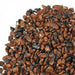 Kindred Crystal Collective — Mahogany Obsidian Chips 500g, close-up of tumbled mahogany-brown and deep black volcanic glass chips showing glassy surface detail