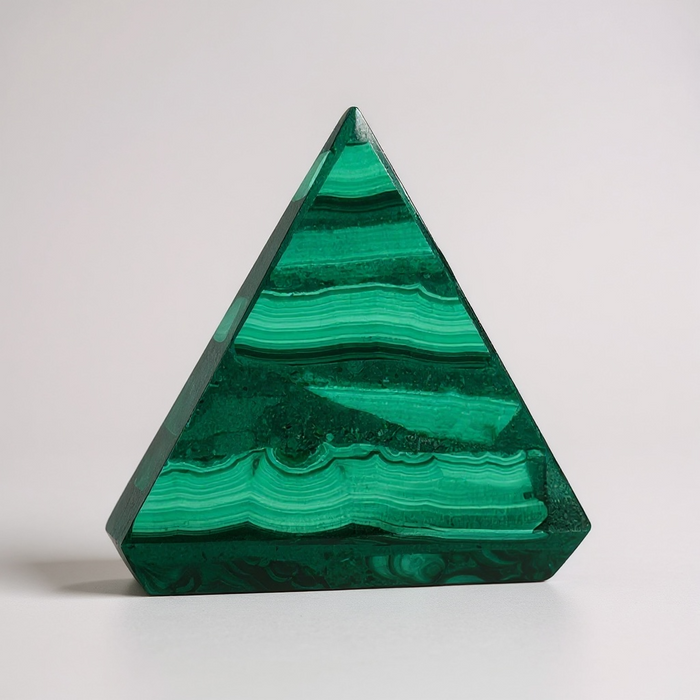 Malachite Pyramid Kindred Crystal Collective