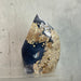 Kindred Crystal Collective — Natural Agate Flame, close-up detail of natural agate banding and polished surface finish