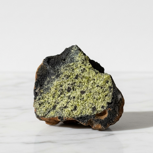 Olivine Raw Crystal - Green Heart Chakra Luck & Protection Stone | Kindred Crystal Collective