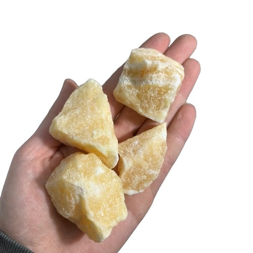 Orange Calcite Rough Kindred Crystal Collective