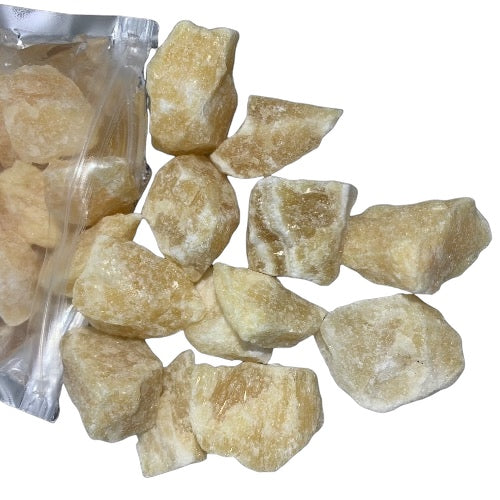 Orange Calcite Rough Kindred Crystal Collective