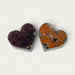 Kindred Crystal Collective - Handcrafted orgonite heart with copper, crystal chips and mixed metal shavings in high-gloss resin, for meditation spaces, crystal decor and meaningful gifting