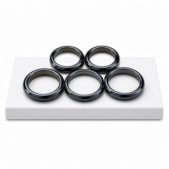 Hematite Rings 5pk