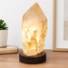 Shop our Smoky Quartz Polished Top Generator Lamp — a grounding, protective crystal for stress relief, clarity & chakra alignment. Available in multiple sizes. Kindred Crystal Collective.