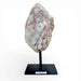 Pink Tourmaline Rough on Stand