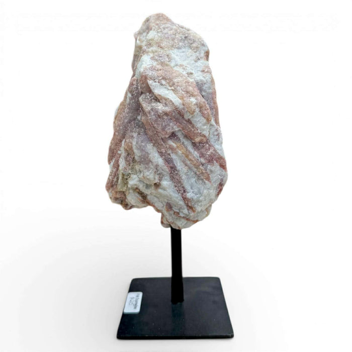 Pink Tourmaline Rough on Stand