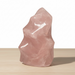 Rose Quartz Carved Flame - Pink Heart Chakra Crystal Display Piece | Kindred Crystal Collective