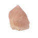 Rose quartz polished top generator 275g in soft blush pink, a crystal tower for self-love, compassion and heart chakra energy
