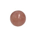 Natural rose quartz crystal sphere in soft blush pink, 134g, radiating love and heart chakra healing energy in all directions
