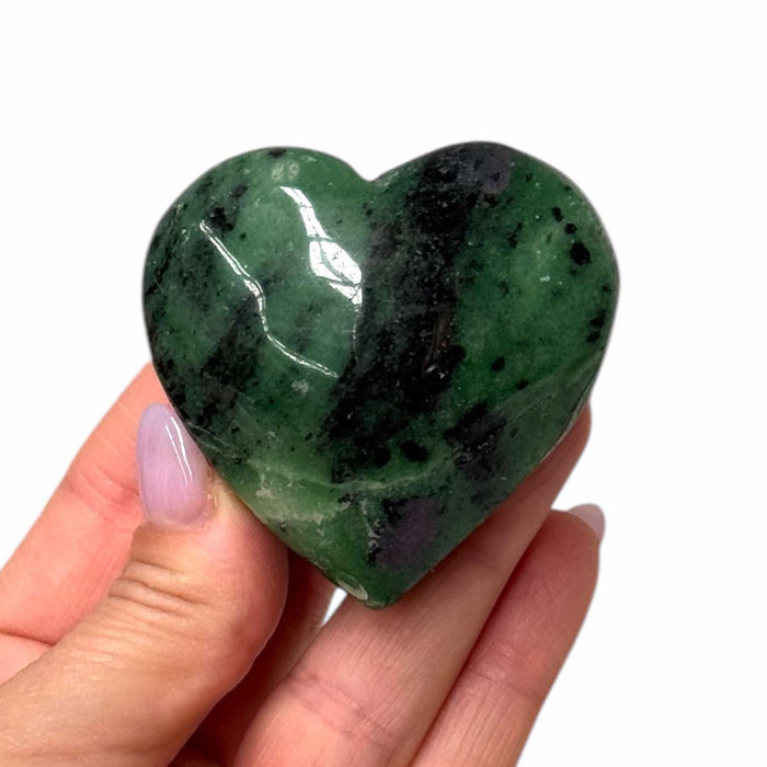 Ruby Zoisite Heart