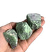 Kindred Crystal Collective — Ruby Zoisite Rough 1KG, large raw green and ruby zoisite chunks held in an open hand showing natural size 4-5cm

