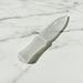 Natural selenite athame ritual knife 160g in soft white with natural striations, for cord cutting, energetic protection and spiritual connection