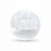 Kindred Crystal Collective — Selenite Disc - Namaste, round white crystal disc with a delicate sheen and decorative Namaste lettering.