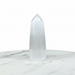 Natural selenite obelisk 15cm in translucent white with silky striations, a crystal tower for energy cleansing and spiritual clarity