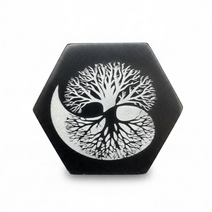 Selenite Tree Of Life Plate