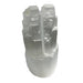 Selenite Twin Tower Lamp Kindred Crystal Collection
