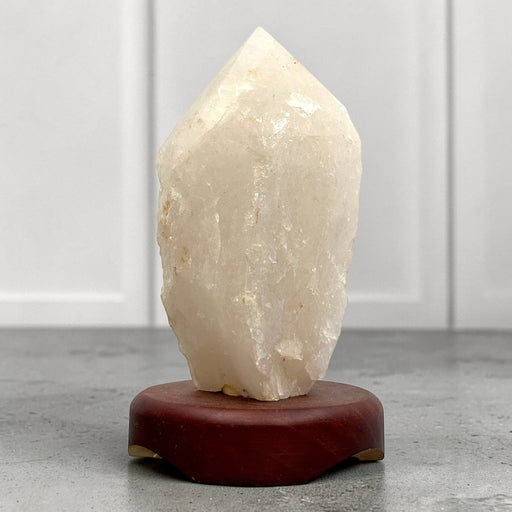 Shop our Smoky Quartz Polished Top Generator Lamp — a grounding, protective crystal for stress relief, clarity & chakra alignment. Available in multiple sizes. Kindred Crystal Collective.