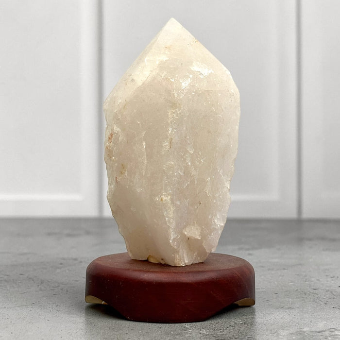 Shop our Smoky Quartz Polished Top Generator Lamp — a grounding, protective crystal for stress relief, clarity & chakra alignment. Available in multiple sizes. Kindred Crystal Collective.