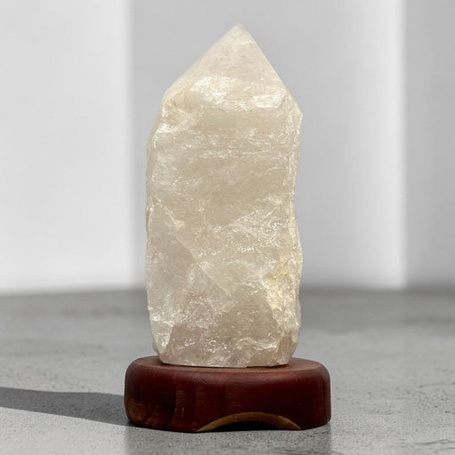 Shop our Smoky Quartz Polished Top Generator Lamp — a grounding, protective crystal for stress relief, clarity & chakra alignment. Available in multiple sizes. Kindred Crystal Collective.