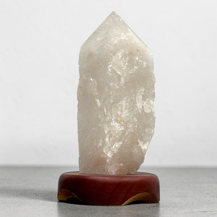 Shop our Smoky Quartz Polished Top Generator Lamp — a grounding, protective crystal for stress relief, clarity & chakra alignment. Available in multiple sizes. Kindred Crystal Collective.