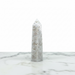 Kindred Crystal Collective — Sphalerite White Generator, polished pale ivory sphalerite generator point with granular surface detail, variant 3