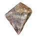 Super seven point close-up showing multi-mineral composition with purple, brown and clear tones, a rare powerful healing crystal for aura awareness