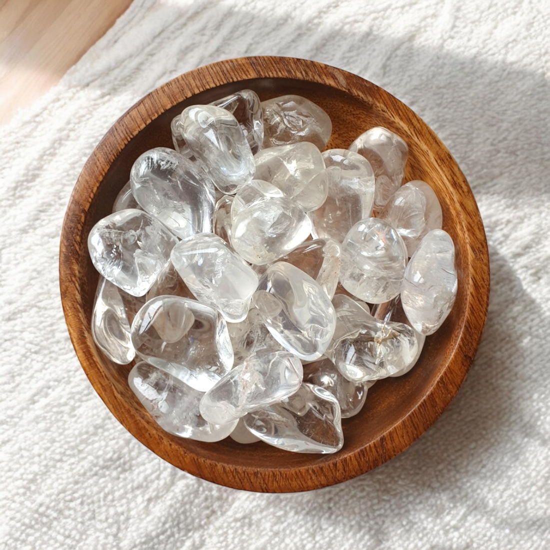 Clear Quartz Tumble Stone