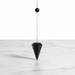 Black shungite pendulum from Karelia Russia, a powerful grounding and cleansing healing crystal