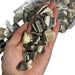 Kindred Crystal Collective — Zebra Calcite Rough 1KG, natural 1–2cm calcite pieces with creamy white, beige and soft grey banding.