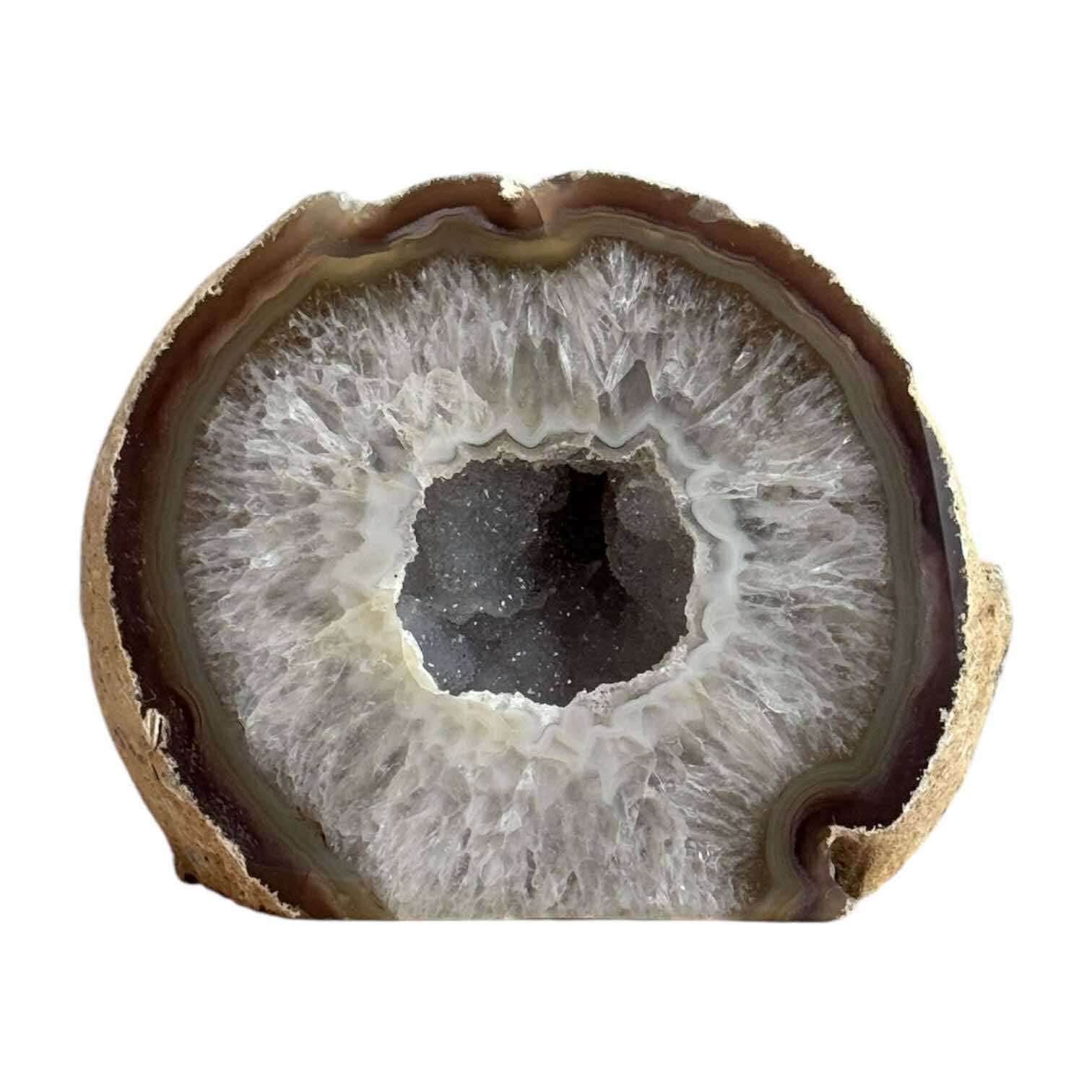 Natural Agate Druzy Geode