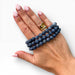 blue coral bead bracelet