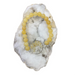 Orange Calcite Tree of Life Bead Bracelet