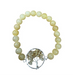 Orange Calcite Tree of Life Bead Bracelet