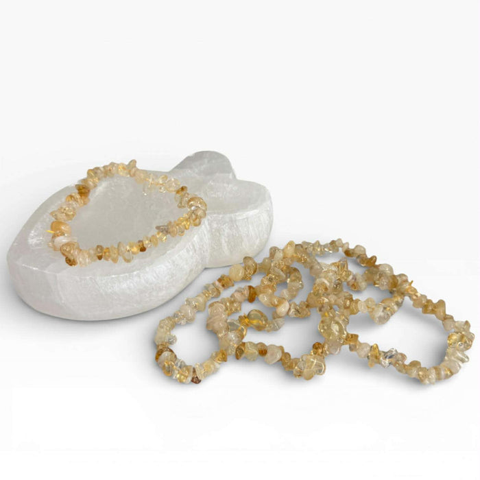 Citrine Chip Bracelet (Pack of 5)