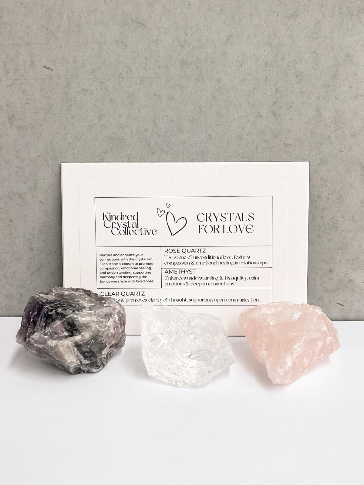 Crystals for Love Kit – Raw Stones for Connection