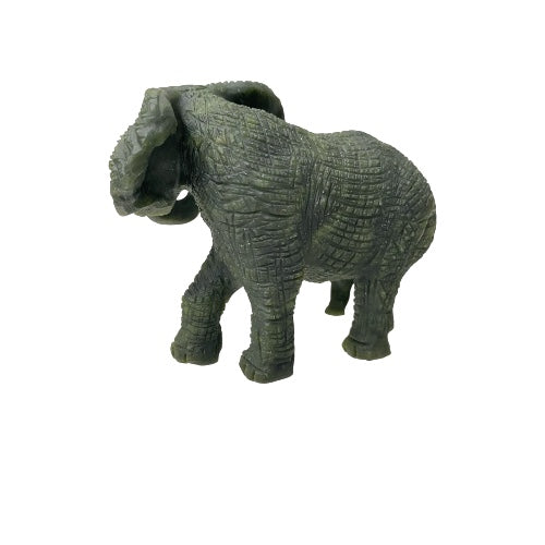 Jade Carved Elephant & Calf