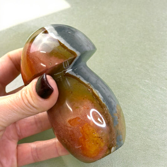 Polychrome Jasper Mushroom