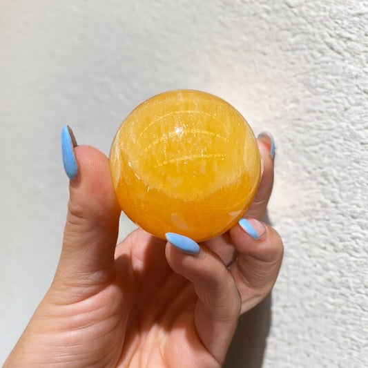 Orange Calcite Sphere