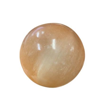 Peach Selenite Sphere