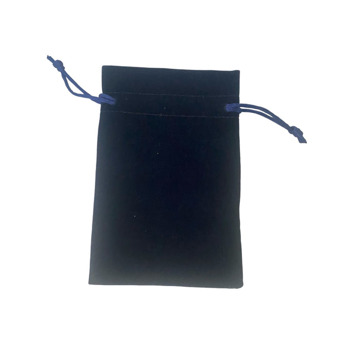 Velvet Crystal & Tarot Bag - Midnight Blue