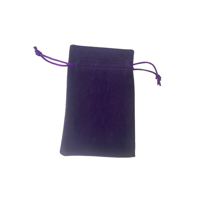 Velvet Crystal & Tarot Bag- Purple