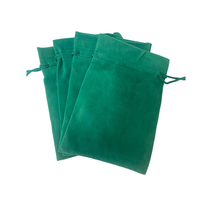 Velvet Crystal & Tarot Bag - Teal