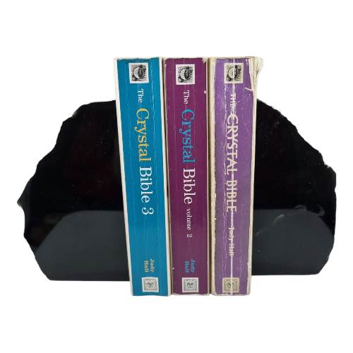 Black Obsidian Bookends