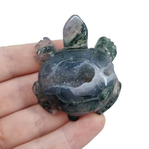 Moss Agate Turtle