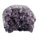 Amethyst free standing cluster close-up showing rich purple amethyst points catching the light, a timeless healing crystal for calm, focus and sacred spaces
