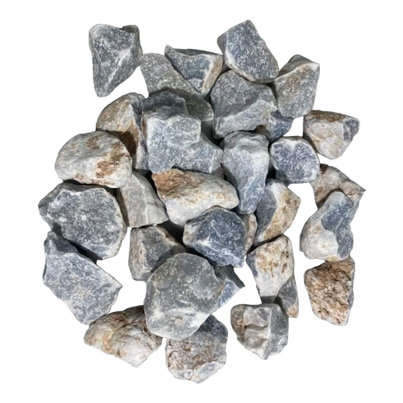 Kindred Crystal Collective — , natural pale blue Angelite rough crystal pieces for displays and collections