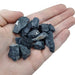 Kindred Crystal Collective — Black Tourmaline Rough 500g, irregular black crystal pieces with ridged surfaces