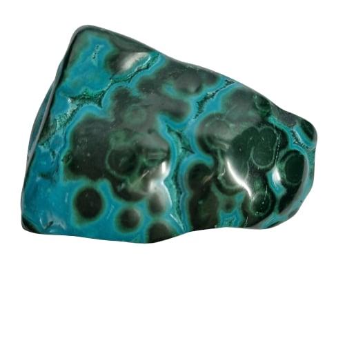 Chrysocolla/malachite freeform